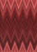 Patterned Cranberry Red Rug, pat3589rd