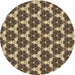 Square Machine Washable Transitional Brown Sand Brown Rug in a Living Room, wshpat359brn