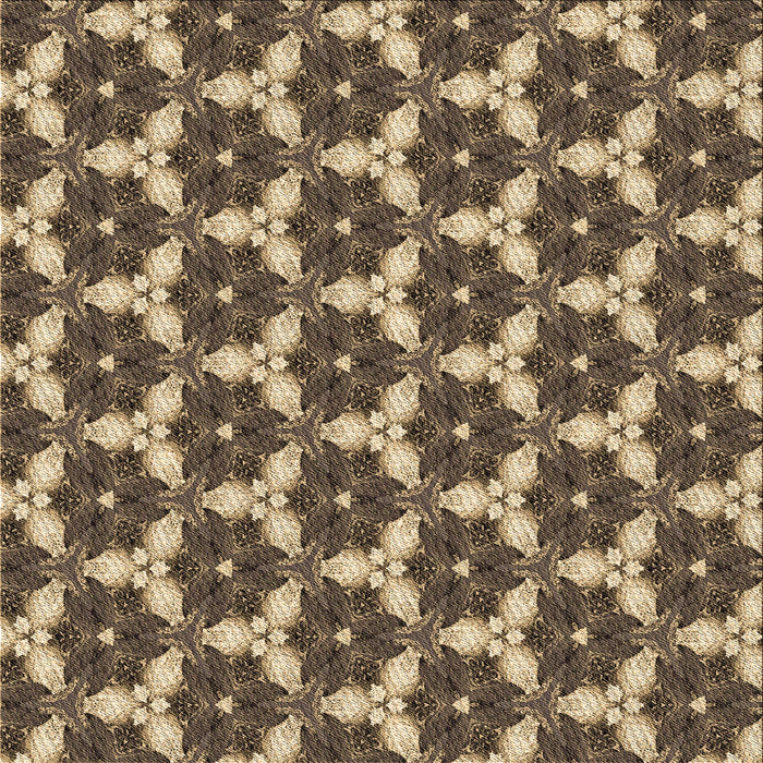 Round Machine Washable Transitional Brown Sand Brown Rug, wshpat359brn