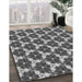 Machine Washable Transitional Dark Gray Rug in a Family Room, wshpat359gry