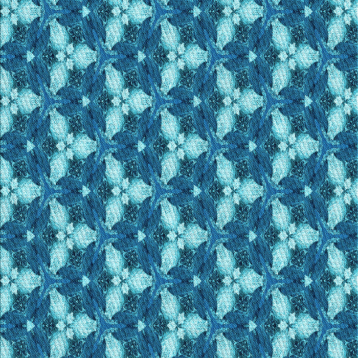Machine Washable Transitional Blue Rug, wshpat359lblu