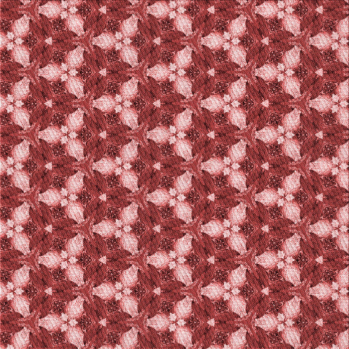 Round Patterned Pastel Red Pink Rug, pat359rd