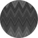 Square Patterned Charcoal Black Rug, pat3590gry