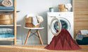 Machine Washable Transitional Red Rug in a Washing Machine, wshpat3590rd