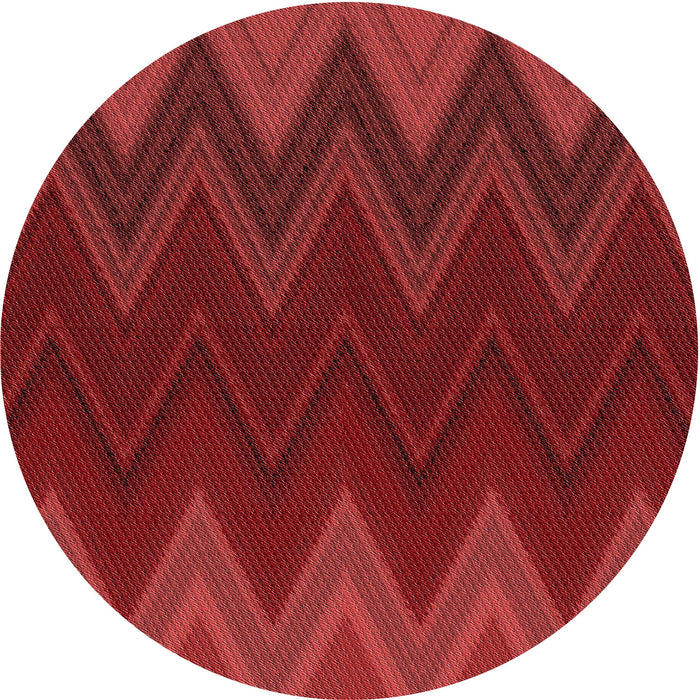 Square Patterned Red Rug, pat3590rd