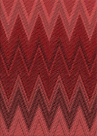 Machine Washable Transitional Red Rug, wshpat3590rd