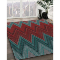 Patterned Gray Novelty Rug, pat3590