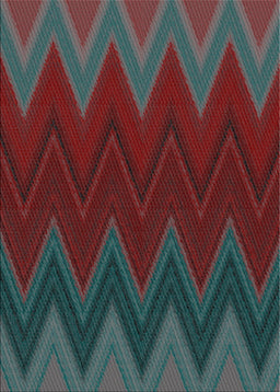 Patterned Gray Novelty Rug, pat3590