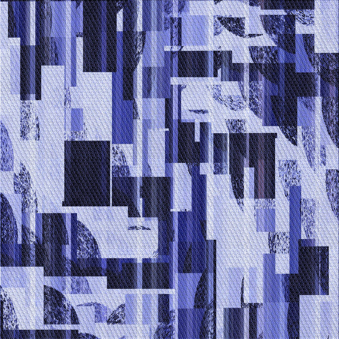 Round Machine Washable Transitional Denim Dark Blue Rug, wshpat3592blu