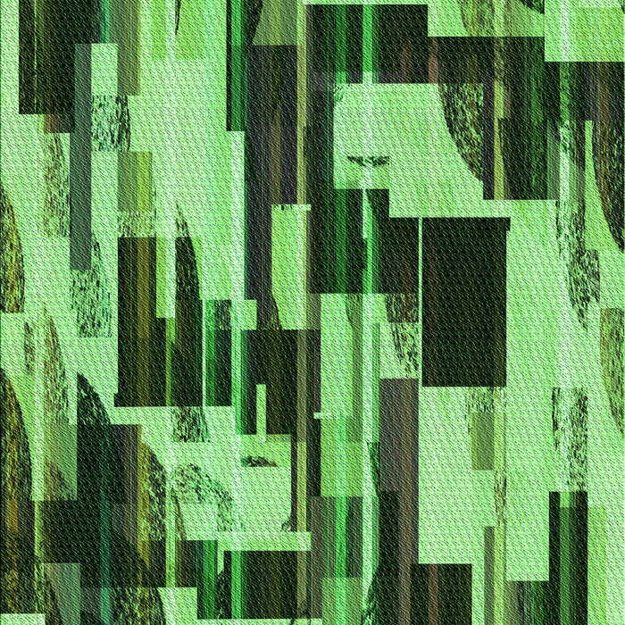 Patterned Emerald Green Rug, pat3592grn