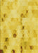 Patterned Yellow Rug, pat3593yw