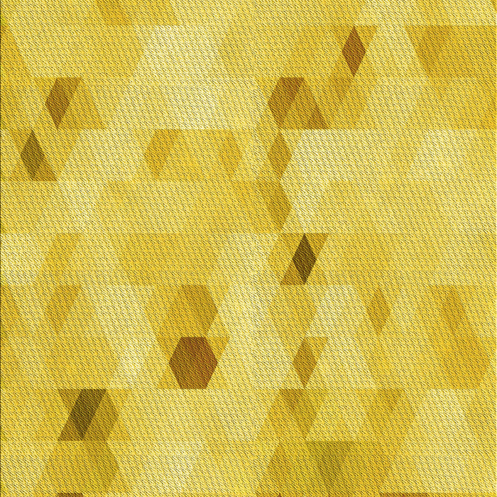 Patterned Yellow Rug, pat3593yw