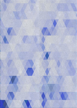 Patterned Lavender Blue Novelty Rug, pat3593
