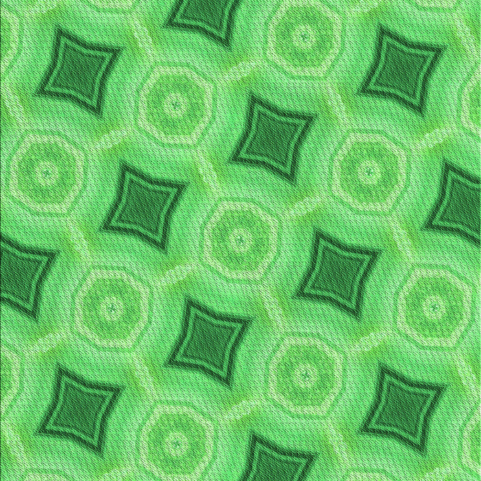 Machine Washable Transitional Neon Green Rug, wshpat3594grn