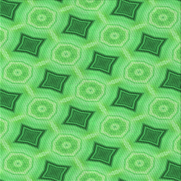 Round Patterned Neon Green Rug, pat3594grn