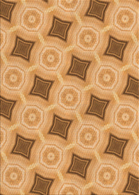 Machine Washable Transitional Orange Rug, wshpat3594org