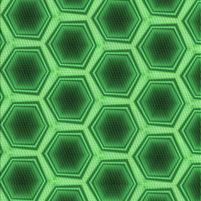 Patterned Green Rug, pat3595grn