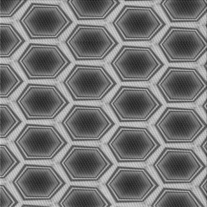 Round Machine Washable Transitional Black Rug, wshpat3595gry