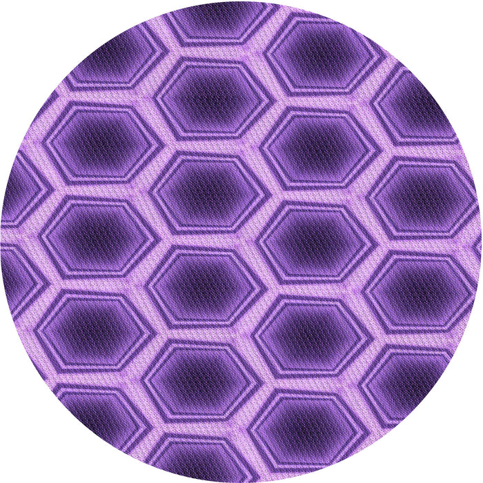 Square Machine Washable Transitional Amethyst Purple Rug in a Living Room, wshpat3595pur