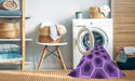 Machine Washable Transitional Amethyst Purple Rug in a Washing Machine, wshpat3595pur