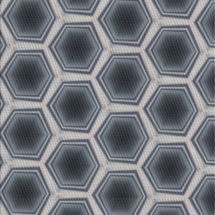Patterned Cloud Gray Novelty Rug, pat3595