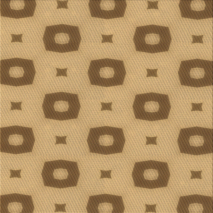 Round Machine Washable Transitional Orange Rug, wshpat3596brn