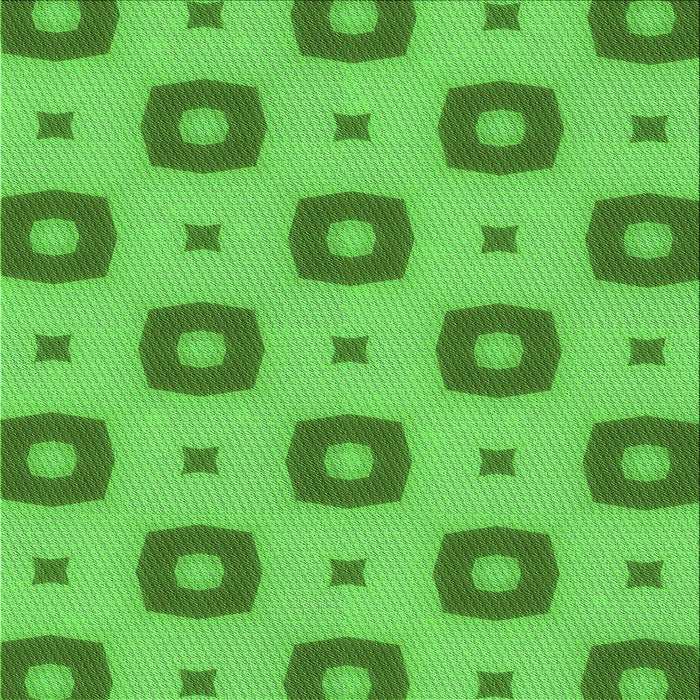 Round Machine Washable Transitional Dark Lime Green Rug, wshpat3596grn