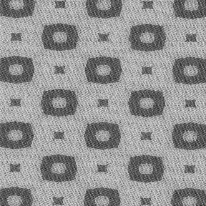 Round Machine Washable Transitional Smokey Gray Rug, wshpat3596gry