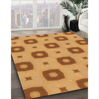 Patterned Orange Rug, pat3596org