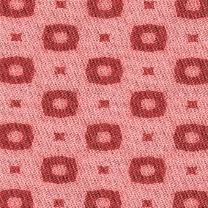 Round Machine Washable Transitional Ruby Red Rug, wshpat3596rd