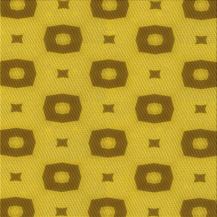 Round Patterned Dark Bisque Brown Rug, pat3596yw