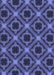 Patterned Blue Rug, pat3597blu