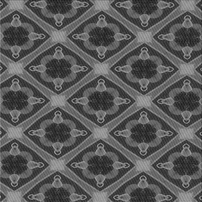 Round Patterned Gray Rug, pat3597gry