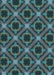 Patterned Deep-Sea Green Rug, pat3597lblu