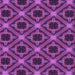 Round Patterned Purple Rug, pat3597pur