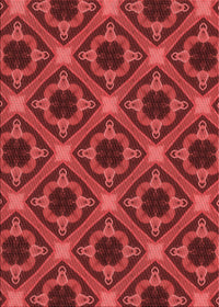 Machine Washable Transitional Tomato Red Rug, wshpat3597rd