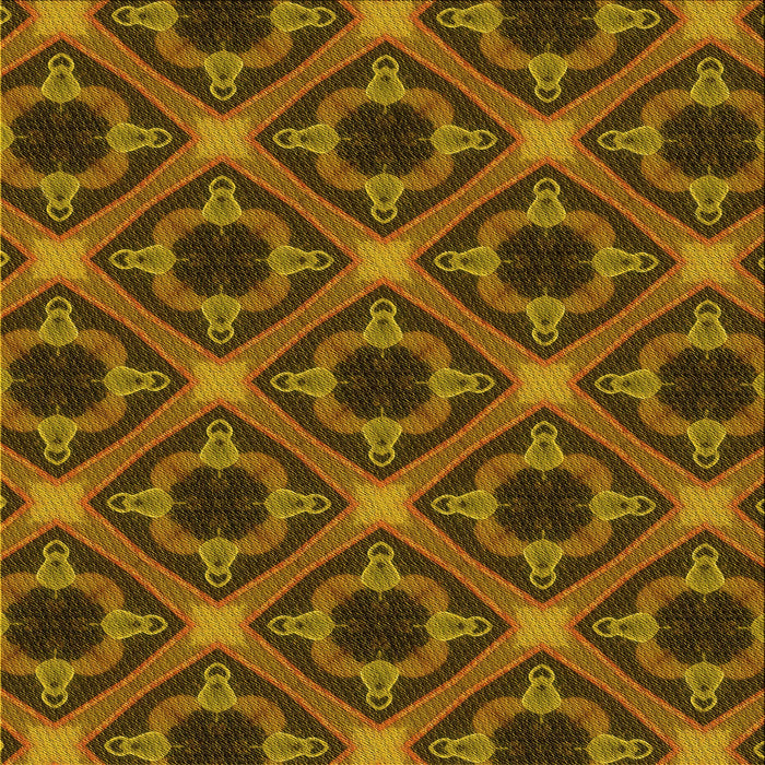 Round Patterned Red Brown Rug, pat3597yw