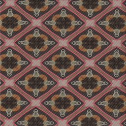 Sideview of Machine Washable Transitional Dark Almond Brown Rug, wshpat3597