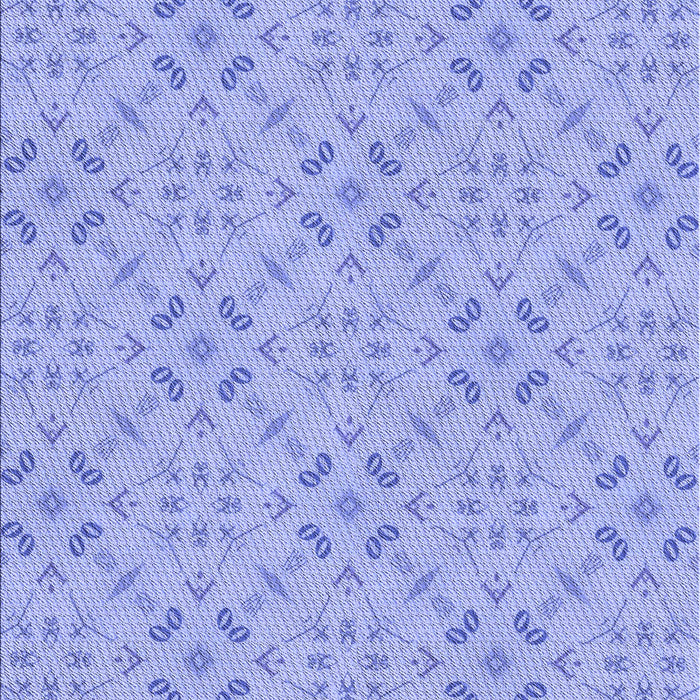 Machine Washable Transitional Light Slate Blue Rug, wshpat3598blu