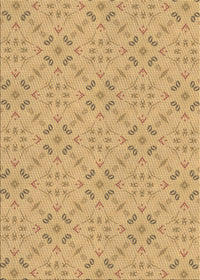 Machine Washable Transitional Cinnamon Brown Rug, wshpat3598brn