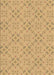 Machine Washable Transitional Cinnamon Brown Rug, wshpat3598brn