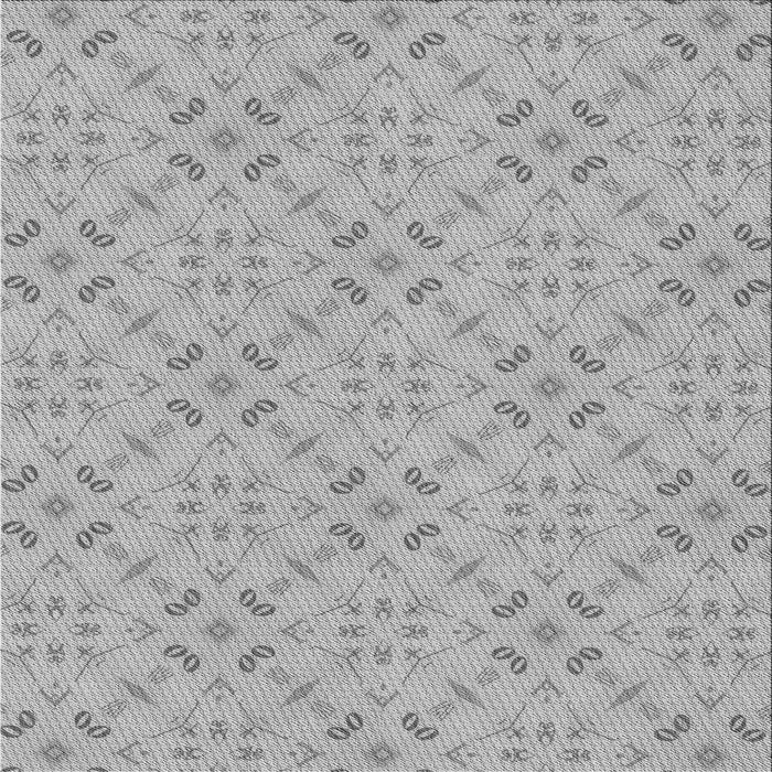 Round Machine Washable Transitional Gunmetal Gray Rug, wshpat3598gry