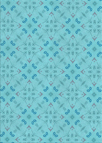 Machine Washable Transitional Dark Turquoise Green Rug, wshpat3598lblu