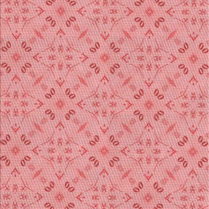 Patterned Pastel Pink Rug, pat3598rd