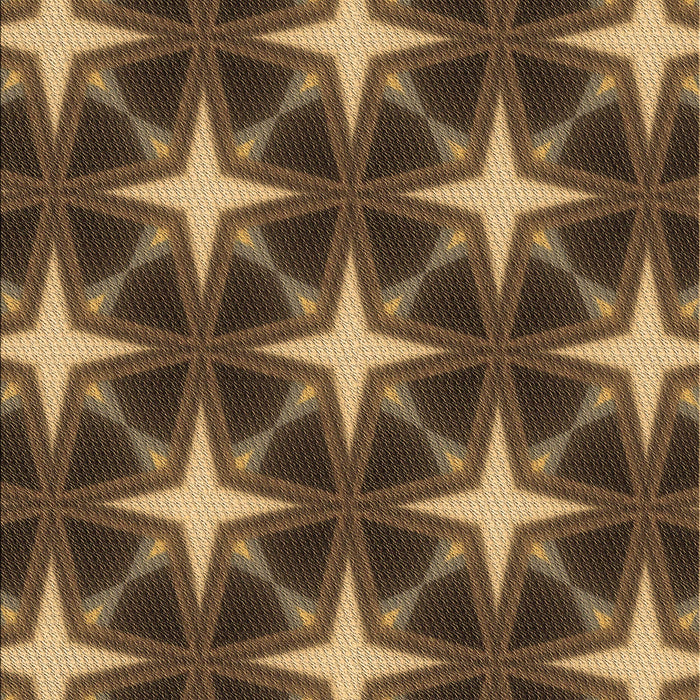 Patterned Cinnamon Brown Rug, pat3599brn