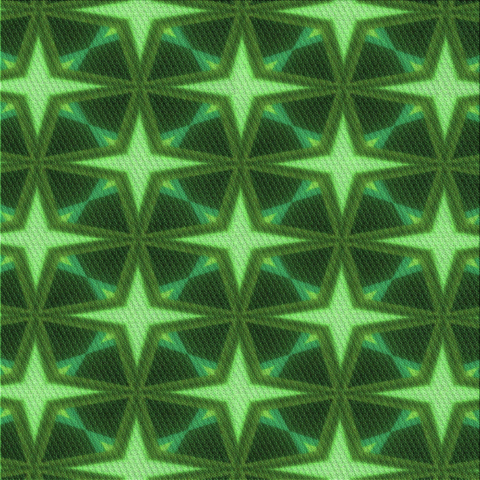 Round Patterned Deep Emerald Green Rug, pat3599grn