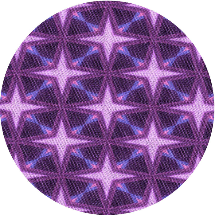 Square Machine Washable Transitional Purple Rug in a Living Room, wshpat3599pur