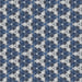 Square Patterned Blue Gray Novelty Rug, pat359