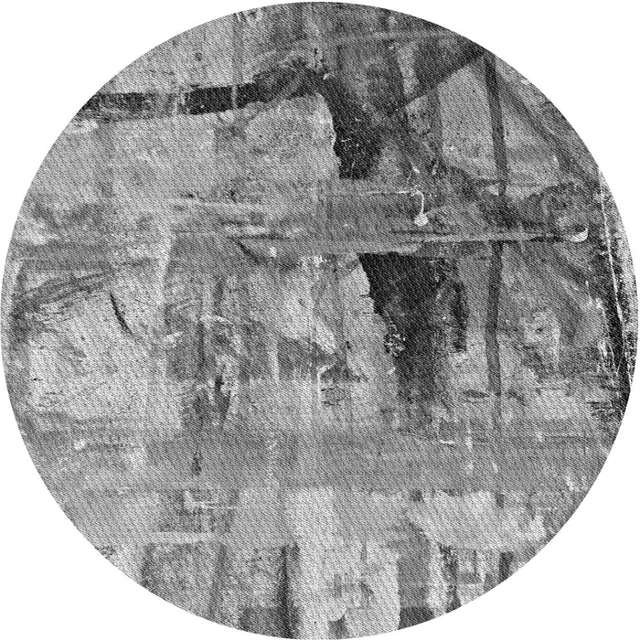 Square Patterned Cloud Gray Rug, pat36gry