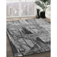 Patterned Cloud Gray Rug, pat36gry